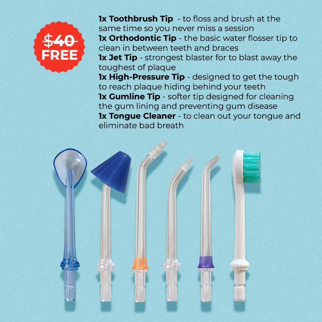 PUURSMILE WATER FLOSSER - 50% OFF EASTER SALE + 3 FREE GIFTS (WORTH $120)